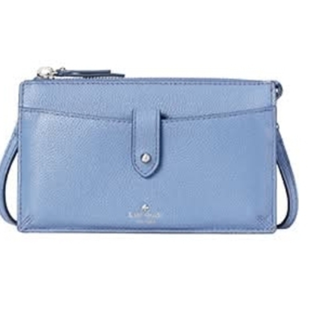 Kate Spade Blue Crossbody Phone Wallet